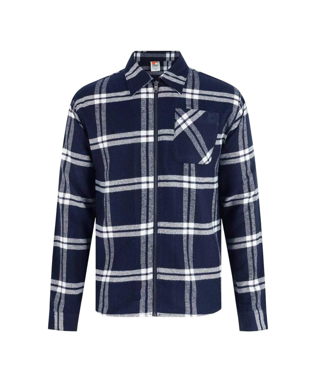 Veste-chemise Manches Longues Motif/style À Carreaux Homme Bleu Marine SoulCal-1