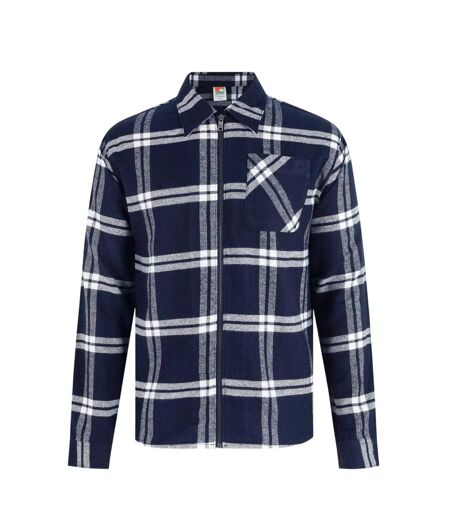 Veste-chemise Manches Longues Motif/style À Carreaux Homme Bleu Marine SoulCal