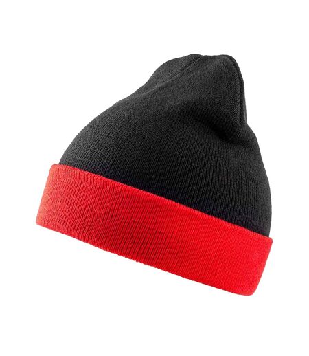 Bonnet compass adulte noir / rouge Result Genuine Recycled