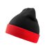 Bonnet compass adulte noir / rouge Result Genuine Recycled-2