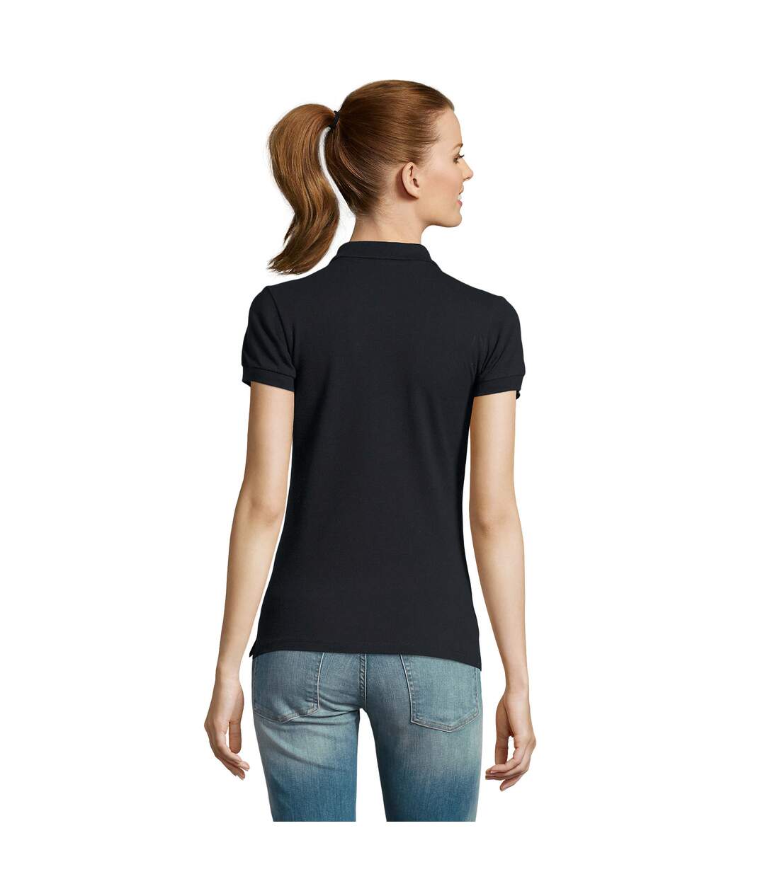 Polo Passion Femme Bleu Marine SOLS-3