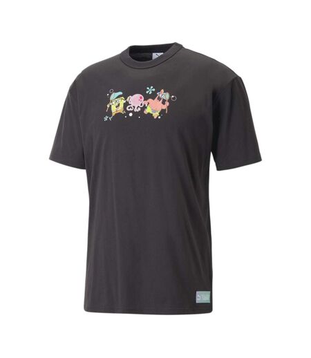 T-shirt Noir Homme Puma X Spongebob Graphic - L