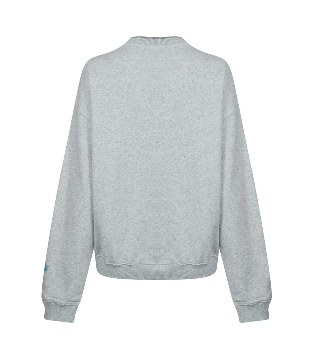 Sweat Court Femme Gris Clair Chiné Reebok-2