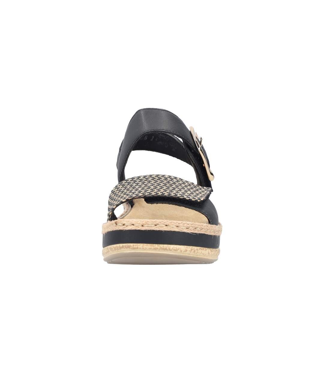 Sandales Compensés Cuir Rieker Rimo-5