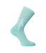Mens Lettering Logo Crew Socks Turquoise White Calvin Klein-1