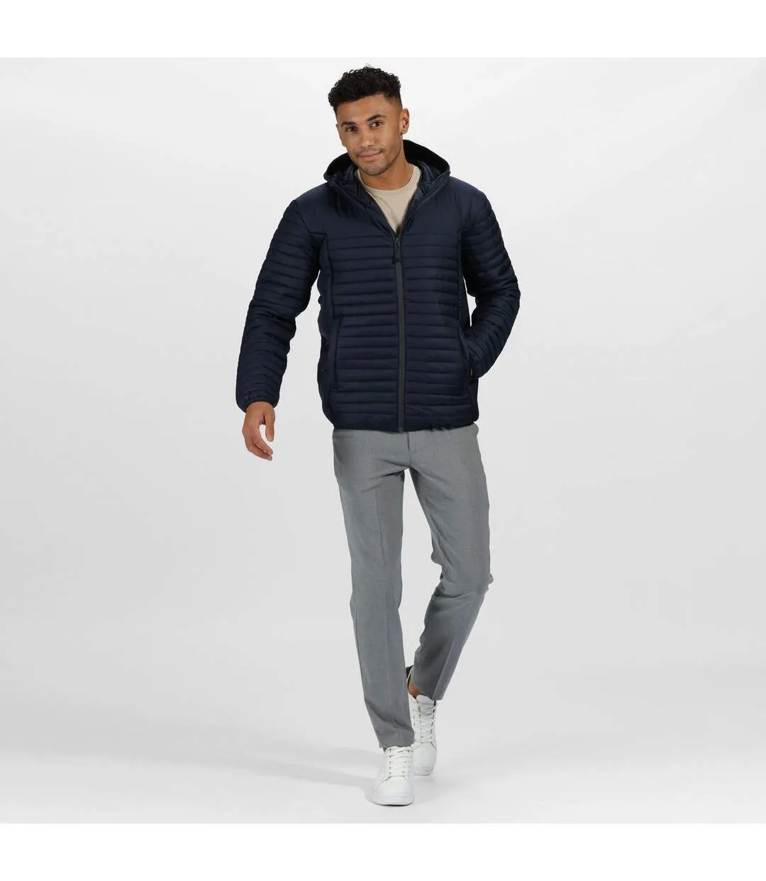 Doudoune Honestly Made Homme Bleu Marine Regatta-4