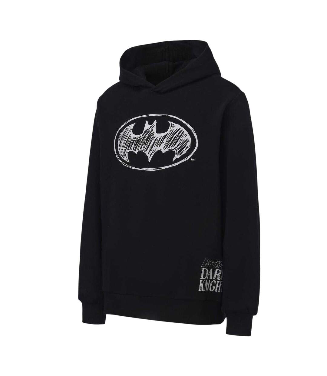 Mens Dark Knight Hoodie Black Batman-3