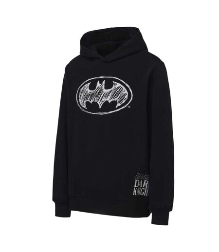 Mens Dark Knight Hoodie Black Batman