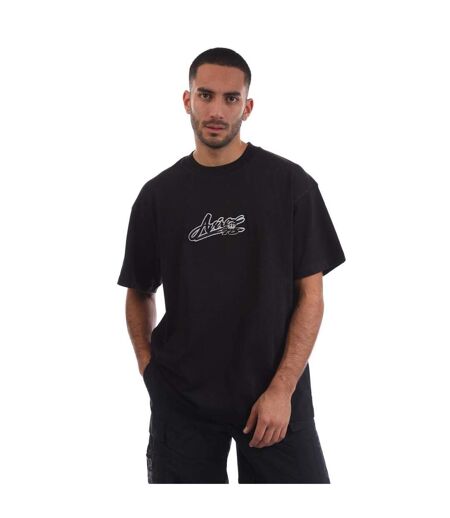 T-shirt Motif/style Lettrage Rego Homme Noir Avirex