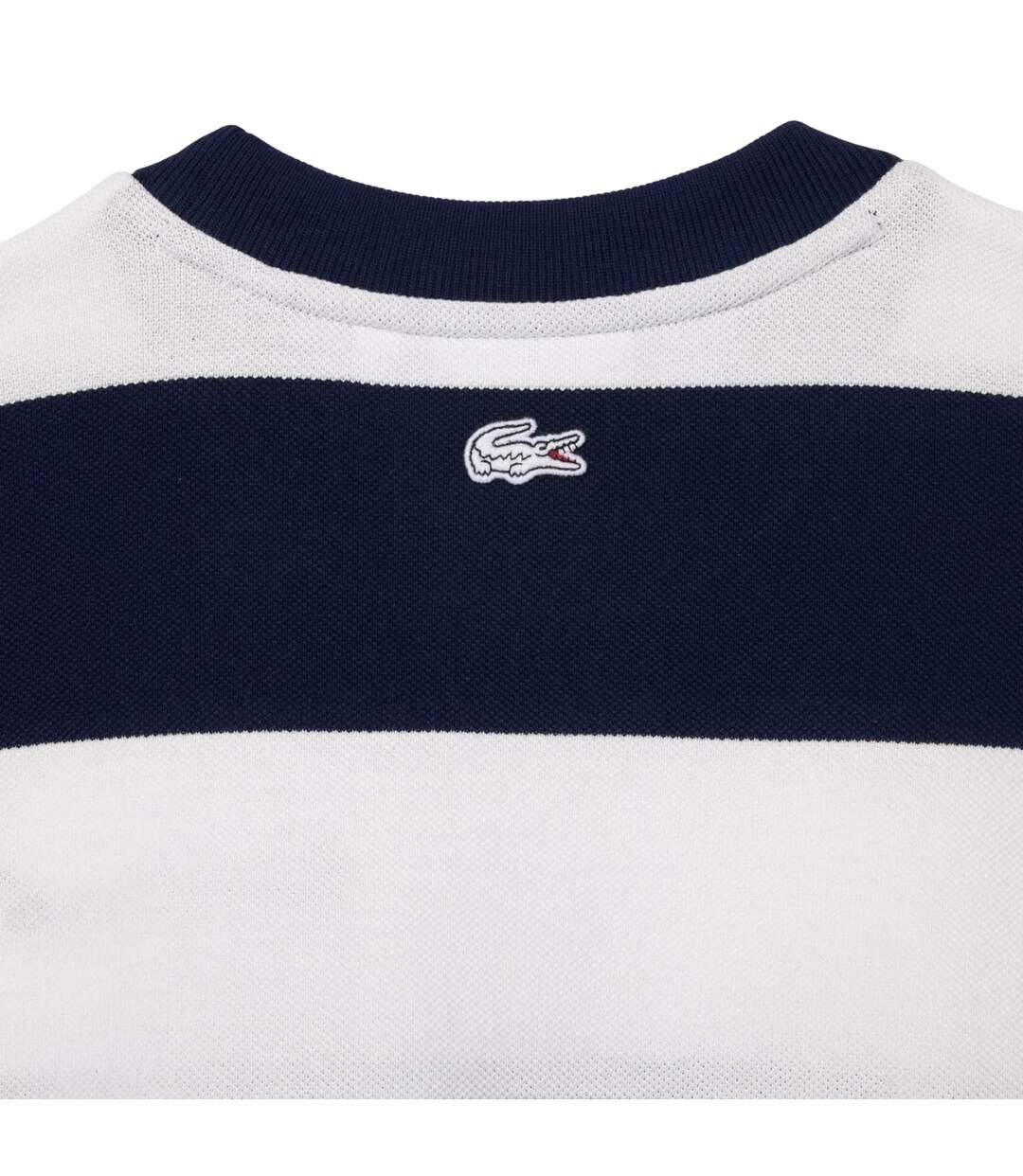 Sweat French Made Femme Crème Bleu Foncé Lacoste-3