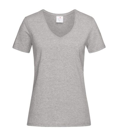 T-shirt Femme Gris Chiné Stedman