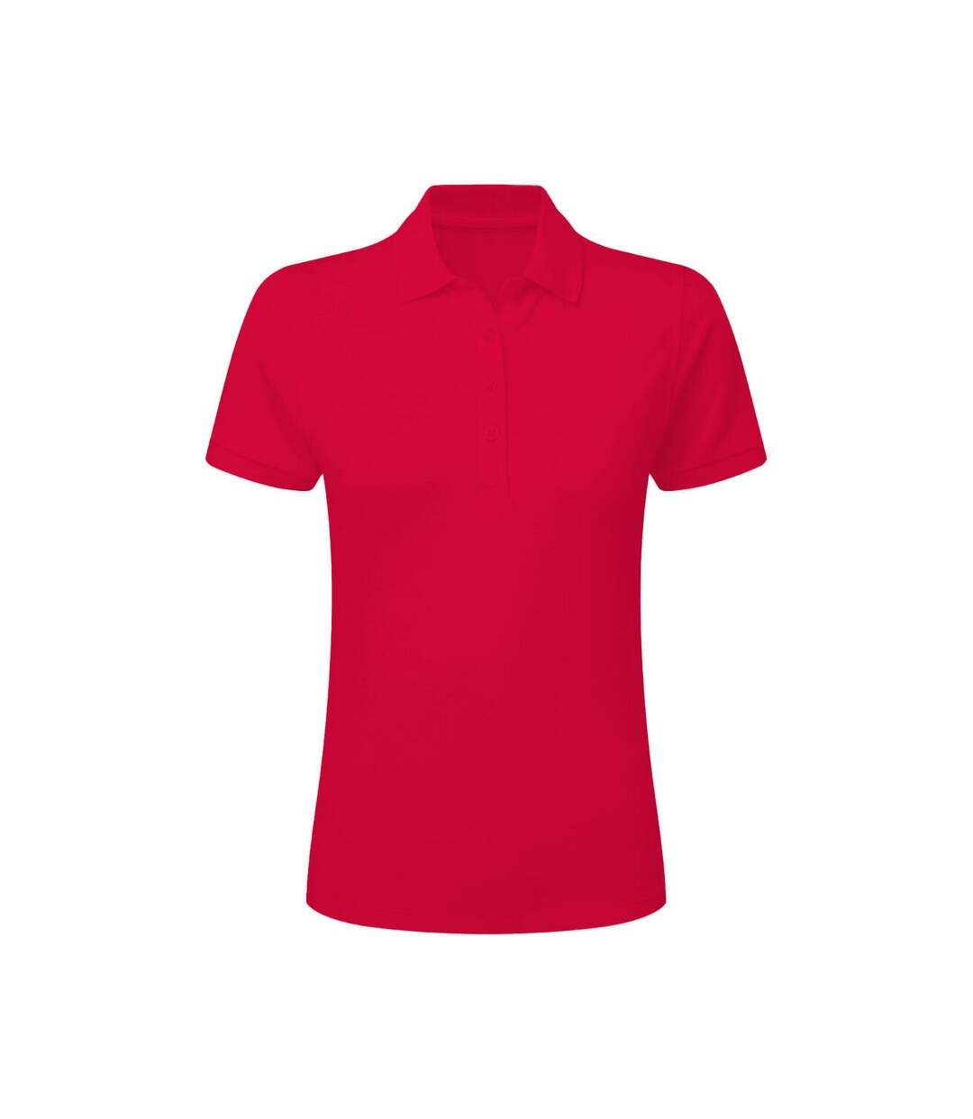 Womens/ladies Signature Stretch Tagless Polo Shirt Red SG-1