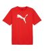 Maillot Motif/style Logo Team Rise Homme Rouge Puma-1