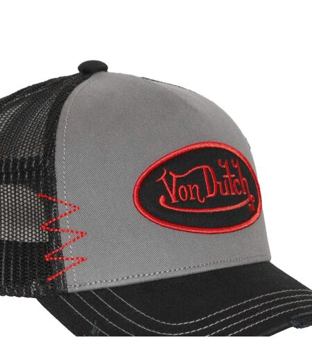 Casquette trucker avec filet effet usé avec filet et patch Used17 Vondutch