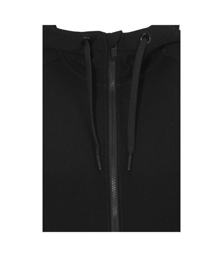 Womens/ladies Anzac Full Zip Hoodie Black Dad