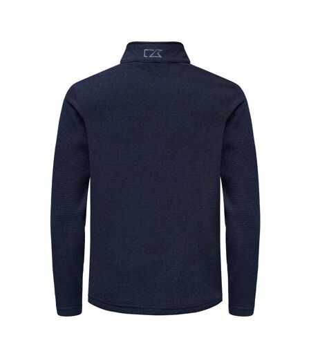 Mens Hunts Point Fleece Top Dark Navy Cutter & Buck