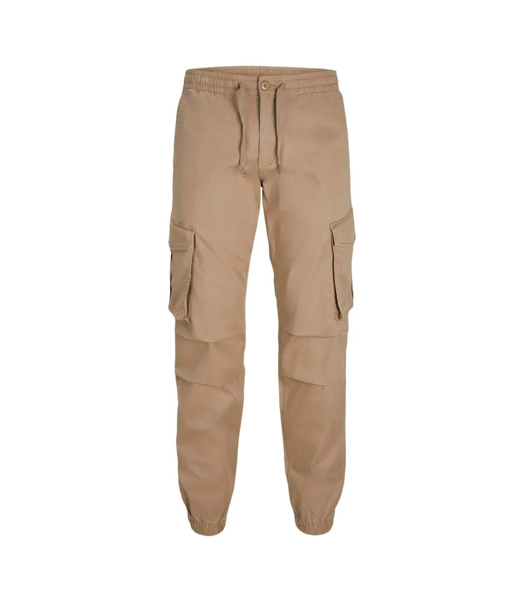 Pantalon À Poches Motif/style Uni Homme Marron Jack And Jones-2