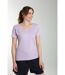 Tee Shirt Col V Manches Courtes Femme Maddy Orchid Bloom(violet) | Gerard Pasquier Gera-2