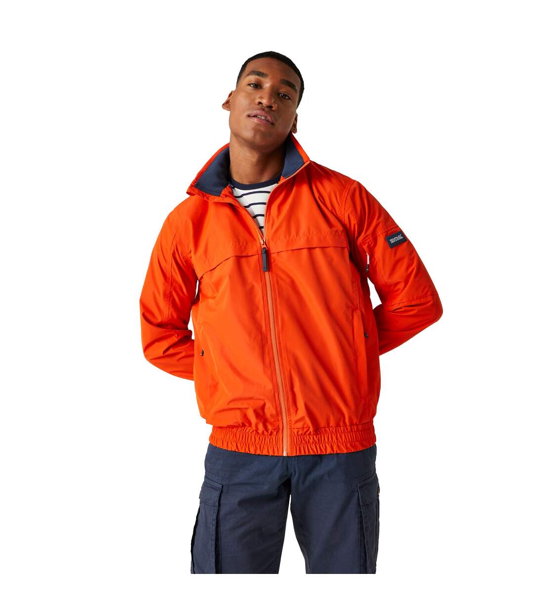 Veste imperméable shorebay homme rouge orangé Regatta