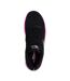 Baskets Track Femme Noir Rose Skechers-4