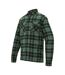 Chemise Motif/style À Carreaux Spennith Shacket Homme Forêt Foncé Noir Regatta-4