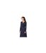 Robe Portefeuille Manches Longues Ettita Femme Bleu Foncé Boss-1