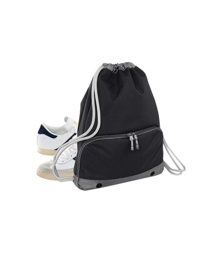 Athleisure Drawstring Bag One Size Black Bagbase