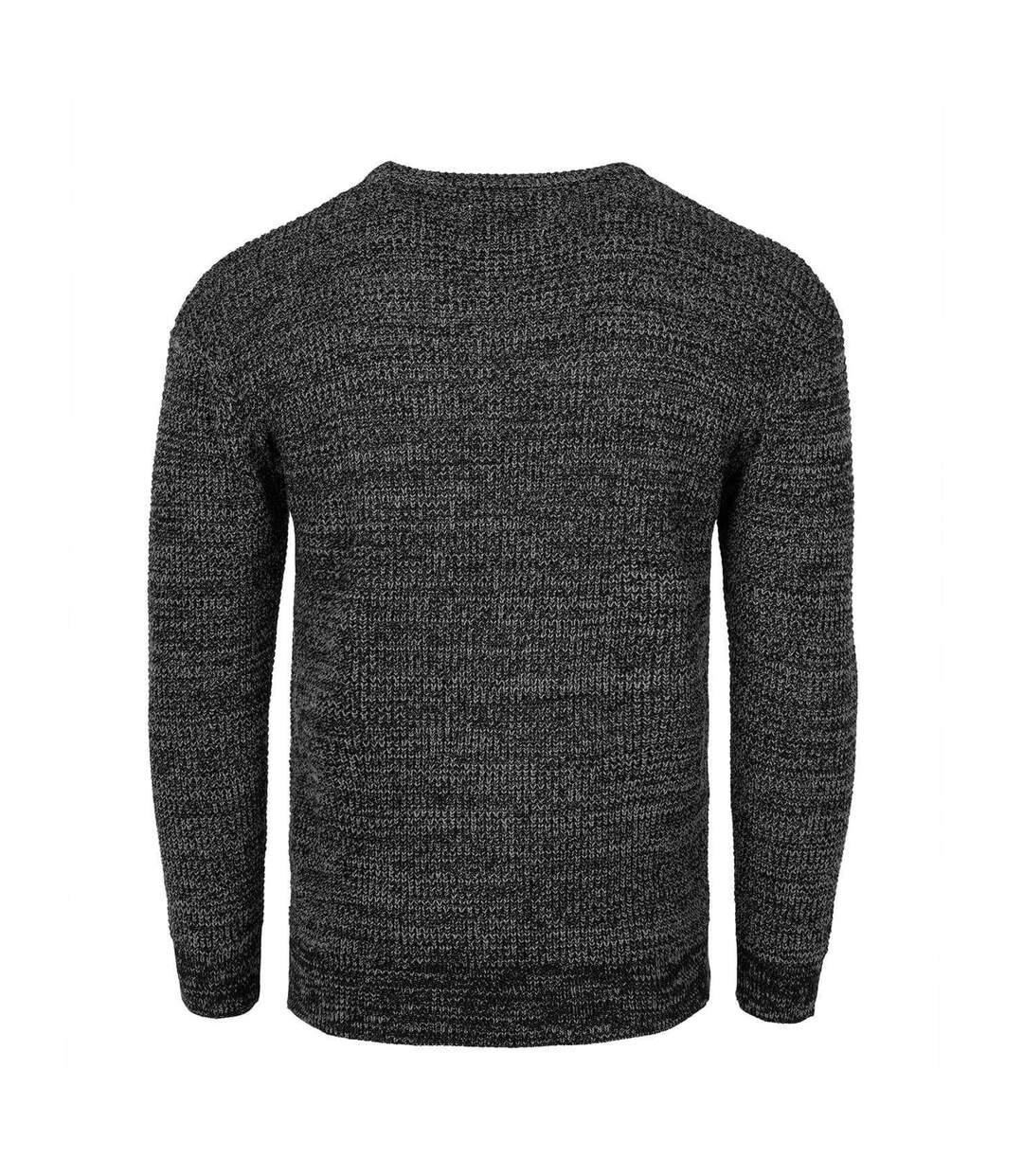 Mens Classic Knitted Jumper Black Firetrap-3