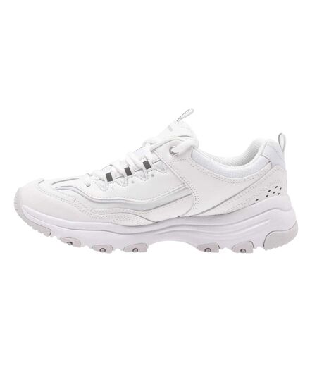Womens/ladies Dlite Athletic Trainers White Skechers