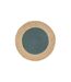 Tapis Rond en Jute Napoli 120cm Bleu