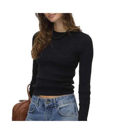 Pull noir femme vero moda paula - l