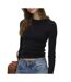 Pull noir femme vero moda paula - l-1