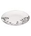 Lot de 6 Assiettes Plates White Floral 27cm Blanc-2