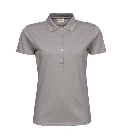 Tee Jays Womens/Ladies Luxury Stretch Short Sleeve Polo Shirt (Stone)