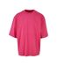 T-shirt Oversize Pour Hommes Rose Hibiscus Build Your Brand-1