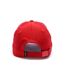 Casquette rouge mixte lacoste twill big croch - taille unique-3