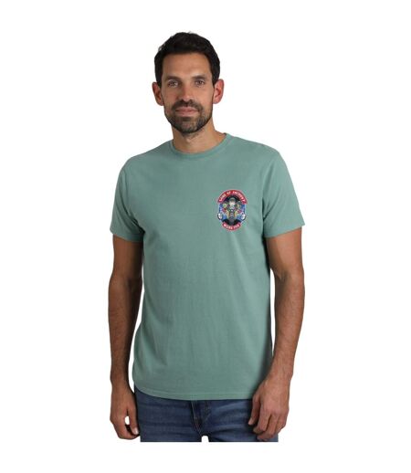 Mens Sons Of Anchovy Back Print T-shirt Mineral Blue Weird Fish
