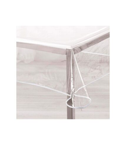 Nappe Cristal Garden 140x240cm Transparent & Blanc