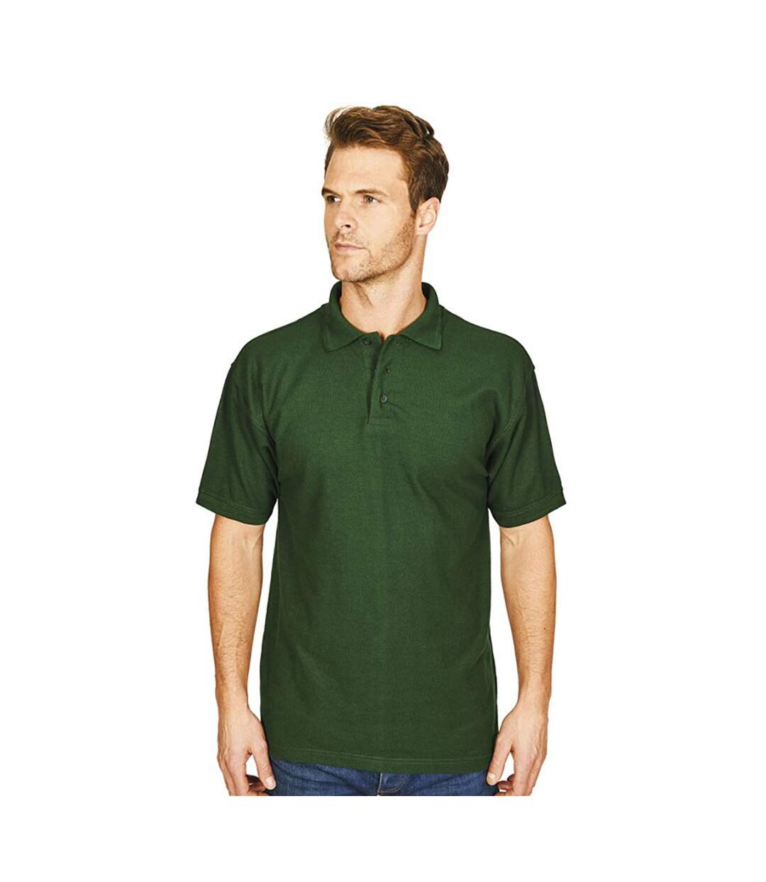 Mens Precision Polo Shirt Bottle Absolute Apparel-1