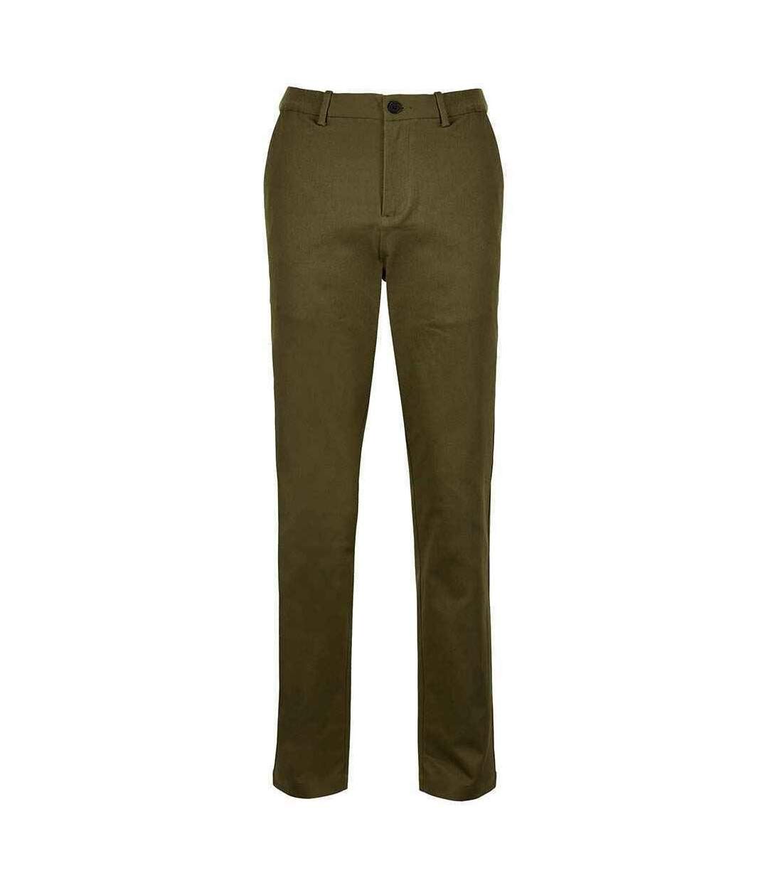 Chino gustave femme kaki sombre NEOBLU