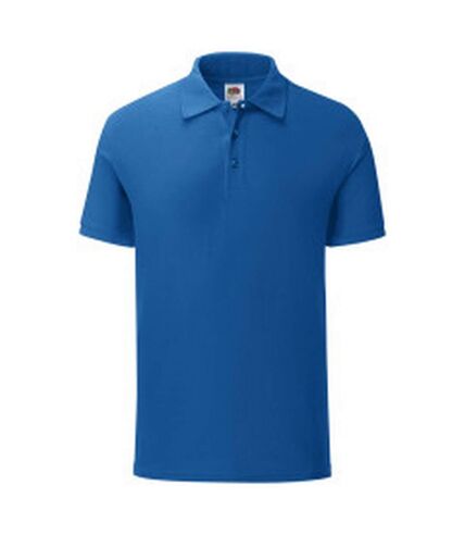 Polo iconic homme bleu roi Fruit of the Loom