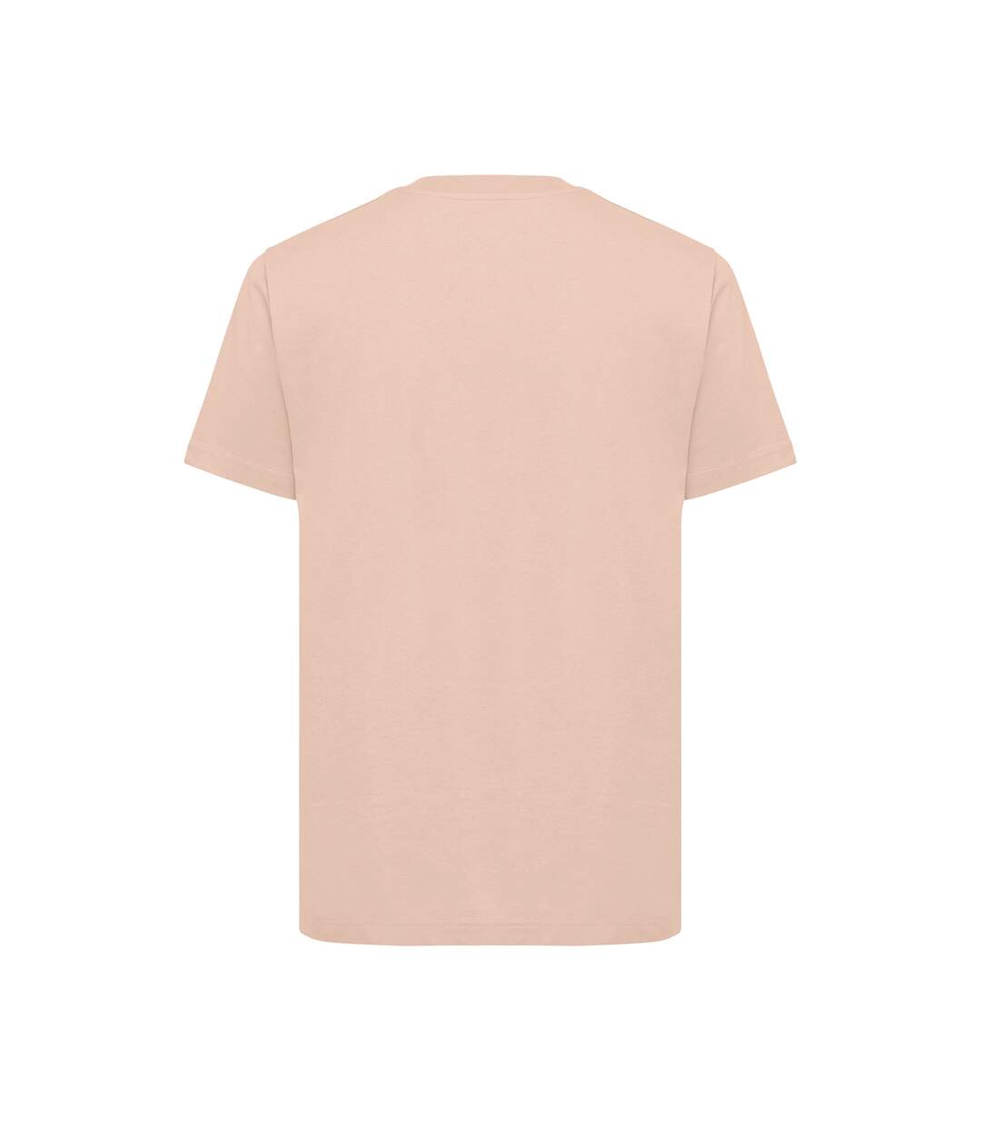 Unisex adult kakadu recycled cotton relaxed fit t-shirt peach nectar Iqoniq-2