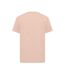 Unisex adult kakadu recycled cotton relaxed fit t-shirt peach nectar Iqoniq-2