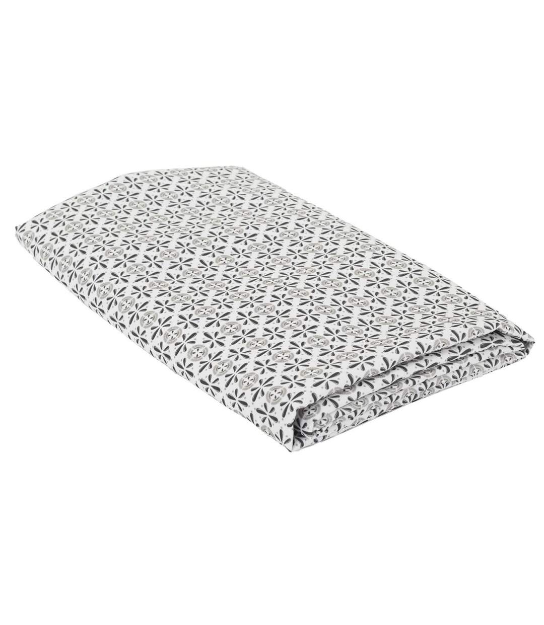 Nappe Antitache Imprimée Cuzca 140x240cm Gris-1