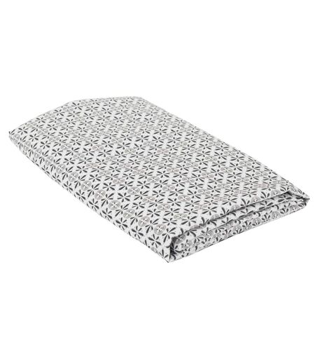 Nappe Antitache Imprimée Cuzca 140x240cm Gris