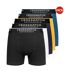 Boxers Orlander Homme Noir Bleu Marine Moutarde Blanc Crosshatch-1