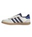 Womens/ladies Breaknet 3 Stripes Leather Trainers White Blue Adidas-3