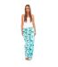 Pack Of 2  Womens/ladies Fleece Animals Lounge Pants  Multicoloured Keanu-1