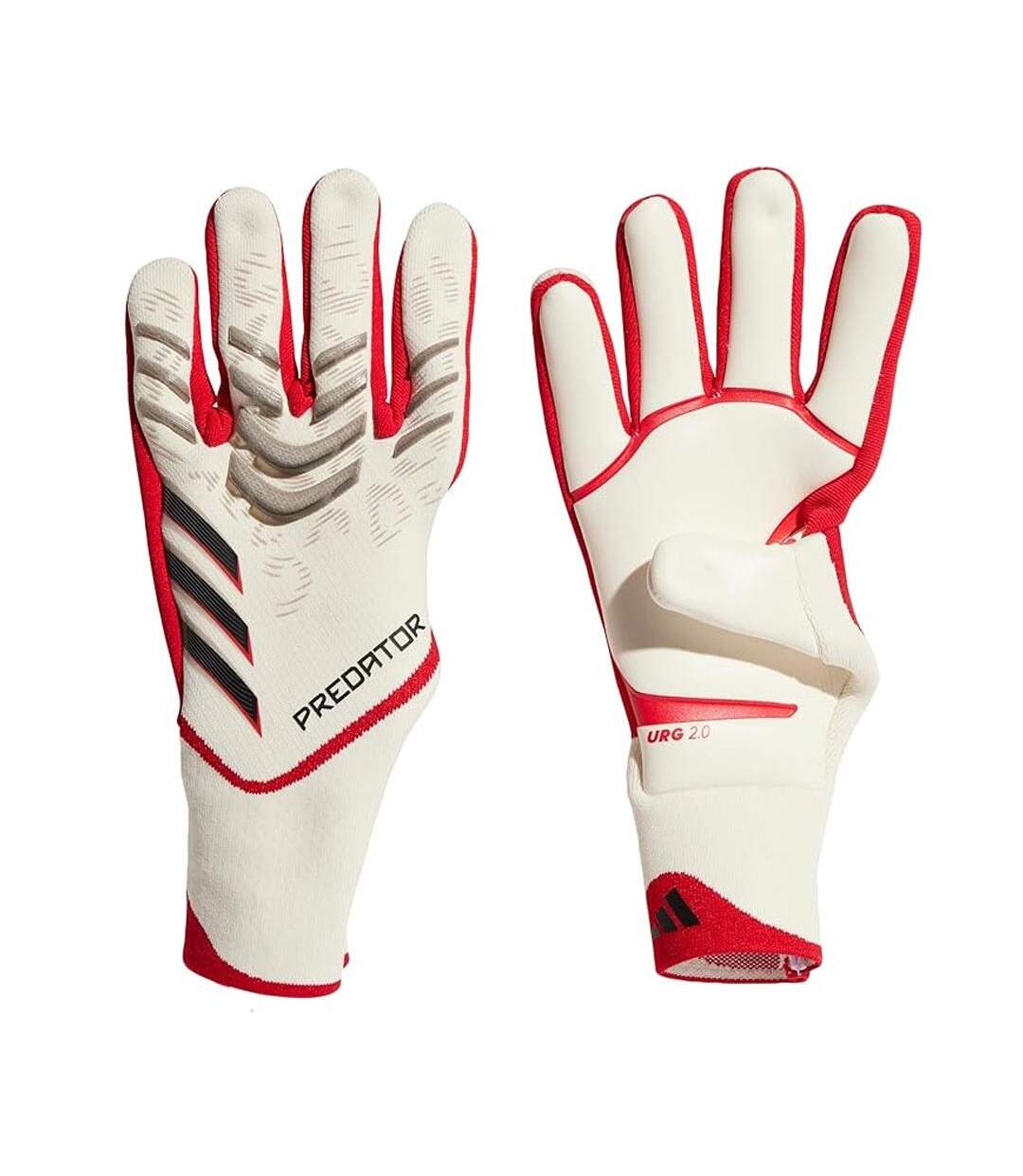 Gants de gardien blanc/rouge adidas predator gl pro-1