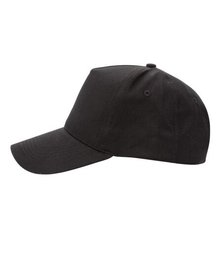 5 panel cotton recycled cap black XD Collection